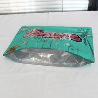 Sac d'emballage extérieur personnalisé avec effets mat et UV sélectifs, pochette verticale grand format refermable à fermeture éclair