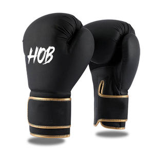 Guantes de boxeo PU personalizados con impresión para competición de MMA, entrenamiento de luchadores, guantes de boxeo, guantes de sparring de cuero con logo personalizado - Product Image 5