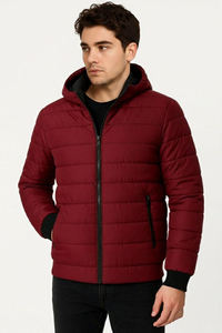 Chaquetas Acolchadas de Algodón para Hombre, Personalizables, Económicas, de Invierno, Estilo Urbano, con Logotipo Frontal, Gruesas, con Cierre Completo - Product Image 4