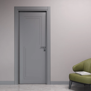 Cadre de porte en MDF alvéolé pré-monté durable pour intérieur avec revêtement en film PVC, résistant à l'eau, pour portes de salle de bain intérieures - Product Image 6