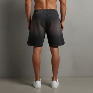 Pantalones Cortos de Felpa de Algodón Premium para Hombre, Tejido Suave y Duradero, Estilo Casual Americano, Pantalones Cortos de Felpa de Algodón para Hombre, Tejido de Alto GSM - Product Image 2