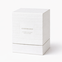 Boîte pliante en carton personnalisée OEM à deux pièces (couvercle et base) pour emballage cadeau de cosmétiques et de parfums