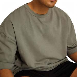 <b>Men's</b> Oversized Gym T <b>Shirt</b> Premium Quality Breathable Lightweight Workout Sportswear Loose Fit Fitness Training Athletic Active - Product Image 6