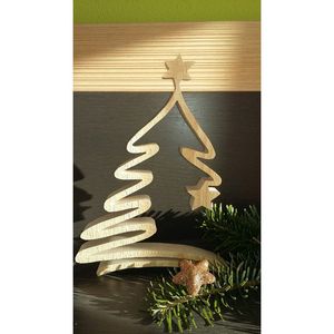 Árbol de Navidad Moderno y Minimalista de Madera y MDF para Decoración Navideña - Product Image 4