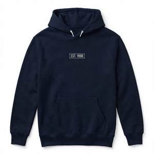 Sweat-shirt à capuche personnalisé pour homme, 100 % coton molletonné, décontracté, avec logo frontal et poche, coupe classique, collection automne BD - Product Image 5