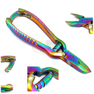 Cortauñas de acero inoxidable multiusos para bebés, para uñas encarnadas y gruesas, con apertura de mandíbula ancha, junta cóncava y resorte de barril ultra. - Product Image 2