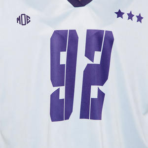 Ensemble de maillots de football américain respirants en gros pour femmes, tenue de rugby, sublimation personnalisée, haut de sport vintage, marque privée OEM - Product Image 3