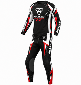 Combinaison de motocross sur mesure, équipement de moto, combinaison de course personnalisée, ensemble de vêtements de moto pour adulte, pantalon et maillot, combinaison de motocross pour homme - Product Image 1