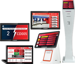Système de gestion de files d'attente sans fil en libre-<span class=keywords><strong>service</strong></span> avec écran tactile LCD pour comptoir de <span class=keywords><strong>service</strong></span> <span class=keywords><strong>client</strong></span> et affichage des tickets - Product Image 1