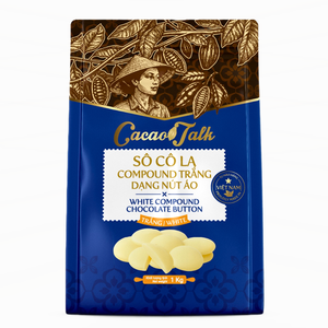 Vente en gros : Ingrédient de boulangerie de qualité supérieure, chocolat composé HALAL OEM/ODM, boutons de chocolat blanc, cacao 1KG, prix attractif - Product Image 1