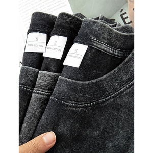 เสื้อยืดผ้าฝ้ายซักสำหรับผู้ชาย สไตล์วินเทจลายคำศัพท์ทางศาสนาคริสต์ เสื้อโอเวอร์ไซส์ลายกราฟิกข้อพระคัมภีร์แบบเรโทร ผ้าหนา - Product Image 2