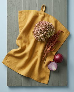 Paño de Cocina Desechable de Lino Lavado a la Piedra, con Dobladillo, Cuadrado, Color Verde Salvia, para Hogar, Restaurante, Hotel - Product Image 5
