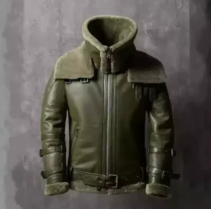 High Quality Men <b>Leather</b> <b>Jacket</b> 2026 <b>Genuine</b> <b>Leather</b> <b>Jacket</b> for Custom Logo and Bulk Production - Product Image 3