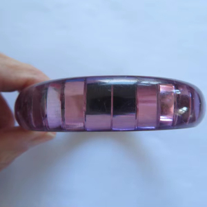 Bracelets pour femmes en résine brillante, imperméables, finition métallique, couleurs personnalisées, uniques, faits à la main, cadeau d'affaires, événements festifs, sur mesure - Product Image 1