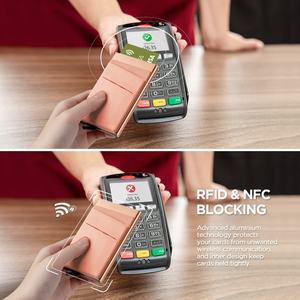 Portefeuille automatique pour homme TILONSTAR TVC104, fin et élégant, avec blocage RFID, en aluminium, pour cartes de crédit - Product Image 3