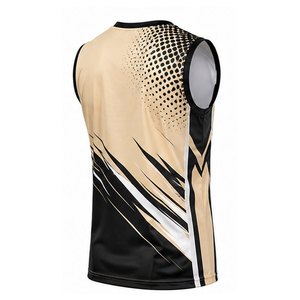 Maillot de volley sans manches personnalisé pour équipe, en tissu respirant, léger et offrant une grande liberté de mouvement pour les joueurs - Product Image 5