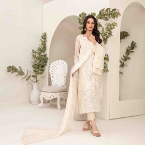 <b>Eid</b> Sale Indian and <b>Pakistani</b> Heavy Embroidery Work <b>Dresses</b> <b>Pakistani</b> and Indian Salwar Kameez Three Piece Saari for Women - Product Image 2