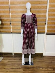 Trendy Color Women's Wear Kurti / 100% Cotton Made Ethnic Clothing Manufacturer From India Printed <b>Kurtis</b> Log <b>Kurtis</b> - Product Image 2