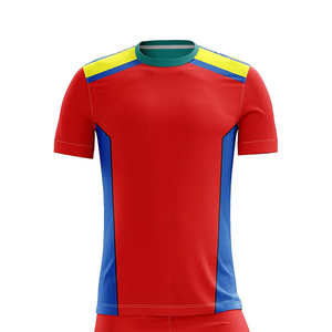 Men's Green Soccer Jersey Set Short Sleeve Crew Neck Moisture Wicking Breathable Quick Dry <b>Athletic</b> Fit Summer Sport Apparel - Product Image 5