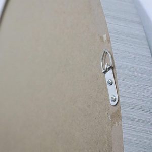 Classic Gray Wooden Round Wall <b>Mirror</b> Elegant Gray Framed Vanity <b>Mirror</b> for Living Room Bedroom Home Decor - Product Image 6