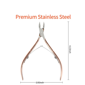 Customized Cuticle Nail Nipper Trimmer Stainless Steel Cuticle Beauty Nippers Cutter <b>Remover</b> <b>Tools</b> Nail Toenail Beauty Nippers - Product Image 3