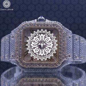 Charm_Jewels Luxury Stainless Steel Rectangle <b>Mechanical</b> <b>Watch</b> 38mm Analog Sapphire Crystal Folding Clasp Women - Product Image 3