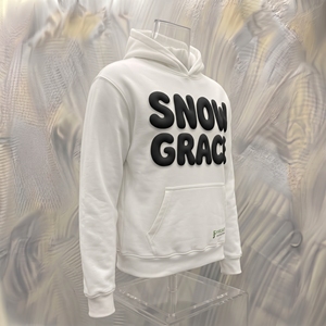 Sweat-shirt à capuche pour homme FIREJACK INTERNATIONAL Snow Grace, 100% coton, imprimé en relief, vêtements d'hiver décontractés, design avec poche - Product Image 2