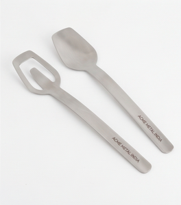 Modest Stainless Steel <b>Salad</b> <b>Tools</b> <b>Salad</b> Server With Simple Flat Handles Mirror Polish For Household Corporate Events And Buffet - Product Image 1