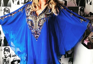 ชุดเดรสสั้นสไตล์โมร็อกโกทรงคาฟตันแฟชั่นพื้นเมืองชุดปาร์ตี้สำหรับผู้หญิงผู้ใหญ่ฟรีไซส์ปักลูกปัดหนัก13เม็ด - Product Image 3