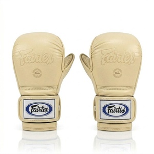 ราคาขายส่ง RTS ถุงมือชกมวย FairTex MMA คุณภาพแท้ สีดำ แบบกำหนดเองได้ สำหรับการฝึกซ้อมและการต่อสู้ สวมใส่สบาย พร้อมลายพิมพ์ - Product Image 3