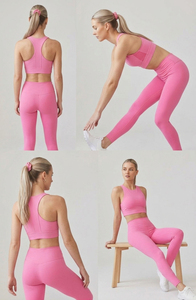 Ropa Deportiva Personalizada, Sujetador Deportivo para Correr, Top Corto de Compresión con Cuello Redondo para Mujer, Sujetador Deportivo Ligero con Espalda Cruzada y Soporte Alto - Product Image 6