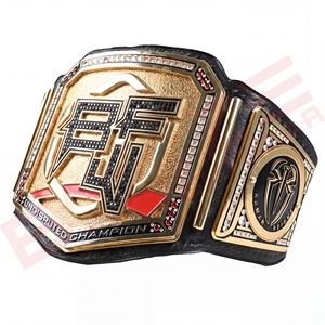 Ceinture de champion indiscuté Roman Reigns, plaquée or, décorée de strass, boucle en plaque, style décontracté, ceinture en cuir - Product Image 3