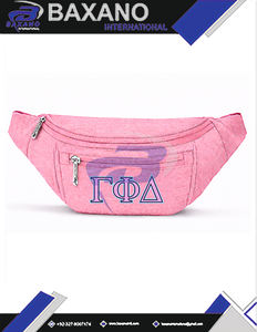 Gamma Phi Delta GPD Sorority Fanny Pack Bolso de cintura elegante para mujer, bolso de cintura de alta calidad - Product Image 4