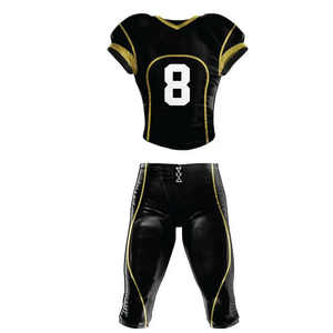 Fabrication OEM, prix compétitif, uniforme de football américain de qualité supérieure, 100% polyester, faible MOQ, uniforme de football américain à vendre - Product Image 1