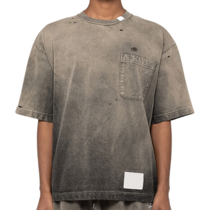 Camisetas de Hombre con Efecto Desgastado Más Vendidas, Camisetas de Primera Calidad Lavadas, Hechas a Medida, de Manga Corta, con Cuello Redondo y Lavado Ácido para Hombre - Product Image 4