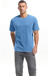 Camiseta de Algodón para Hombre, Corte Clásico, Cuello Redondo, Uso Diario Informal, Camiseta Lisa, Proveedor Mayorista de Marca Privada Personalizada - Product Image 2