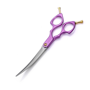 Personal Care & Grooming Tools Hair Cutting <b>Scissor</b> With Sharp Curved Blade Custom Made Barber Shop & Salon Use <b>Scissors</b> - Product Image 4
