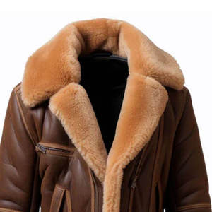 <b>Men</b> Genuine Leather <b>Jacket</b> Vintage Western Style Casual Zip Front Soft Durable Regular Fit Outerwear - Product Image 5