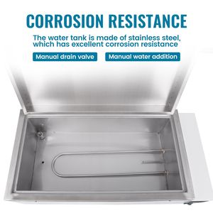 Bain-marie thermostaté numérique de laboratoire 27L 1500W avec protection contre la surchauffe - Product Image 4