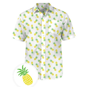 Camiseta Hawaiana para Hombre, Elegante y Moderna, Transpirable, Cómoda, de Primera Calidad, con Logotipo/Colores Personalizados - Product Image 4