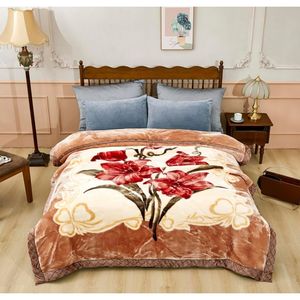 Manta de Lujo de 4 KG, Suave y Cálida, de Poliéster y Visón Sintético, para Cama Doble, para Uso en el Hogar o en Hoteles - Product Image 1