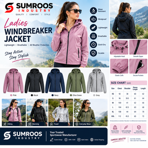 SUMROOS Women Lightweight <b>Hooded</b> Jacket Zip Up Windproof <b>Raincoat</b> Color Block Casual Outerwear for Outdoor Wear - Product Image 6