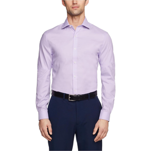 <b>Lilac</b> Plain <b>Men's</b> Professional Dress <b>Shirt</b> Long Sleeve Soft Cotton Comfortable Finish Wholesale Premium <b>Men's</b> <b>Shirts</b> - Product Image 1