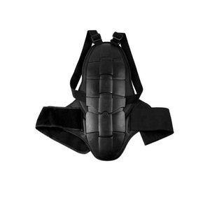 Universal <b>Back</b> Guard Protective Gear for Sport Use All Seasons White PP Material Adjustable Straps Full Coverage - Product Image 5