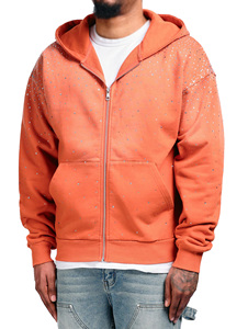 Sweat-shirts à capuche personnalisés en molleton 100% coton écologique, vente en gros, sweat-shirt à capuche pour hommes, pas cher, athlétique - Product Image 6