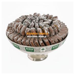 Bol à chocolat en acier, décoration de table pour le Ramadan, bol à bonbons de luxe, nouveauté très vendue, spécialement conçu pour l'Arabie Saoudite - Product Image 1