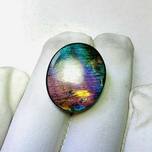 Natural Purple <b>Fire</b> Labradorite Heart Cut Loose Gemstone Zubeda <b>Gems</b> From Rajasthan for Jewelry Making Pendant - Product Image 6