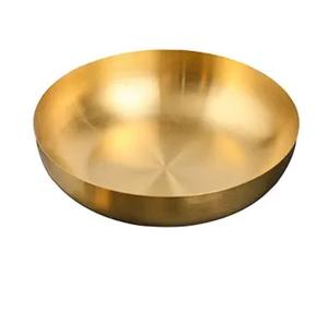 Ensemble de 2 bols décoratifs dorés pour la décoration de la maison, porte-clés en acier inoxydable, grand bol à clés pour table d'entrée - Product Image 4