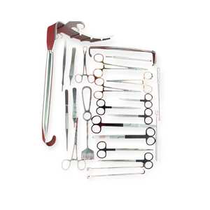 Juego de Instrumentos Dentales Ortopédicos de 23 Piezas, Kit de Herramientas Quirúrgicas Reutilizables de Acero Alemán para Perros - Product Image 3