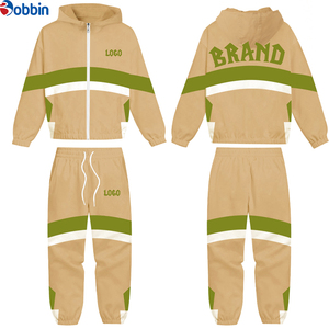 Top Trend Men Clothes Outfit Custom Color Block Patchwork Windbreaker Tracksuit Men Track <b>Zip</b> <b>up</b> <b>Jacket</b> and Pant Windbreaker Set - Product Image 4